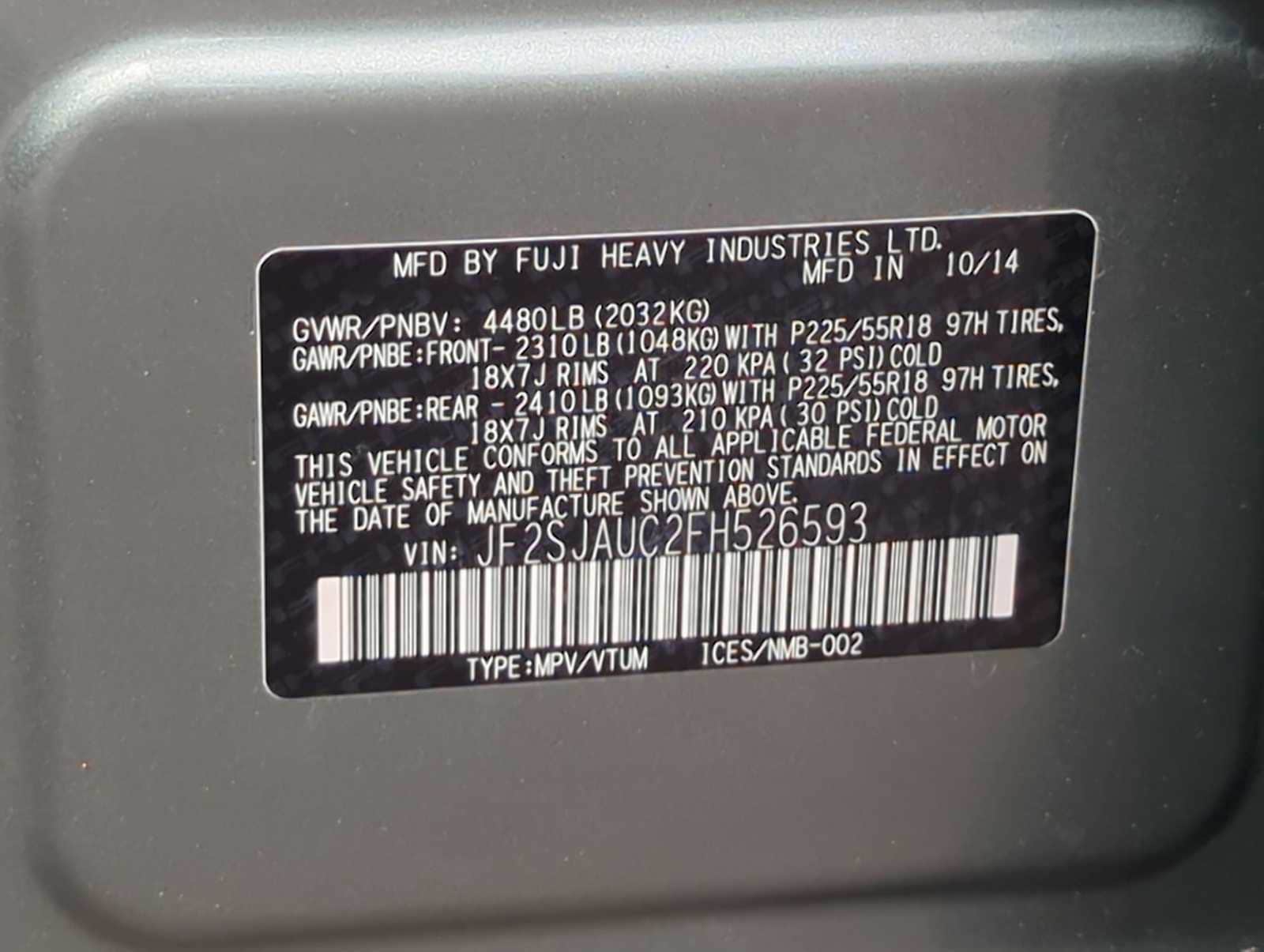 2015 Subaru Forester Touring 28