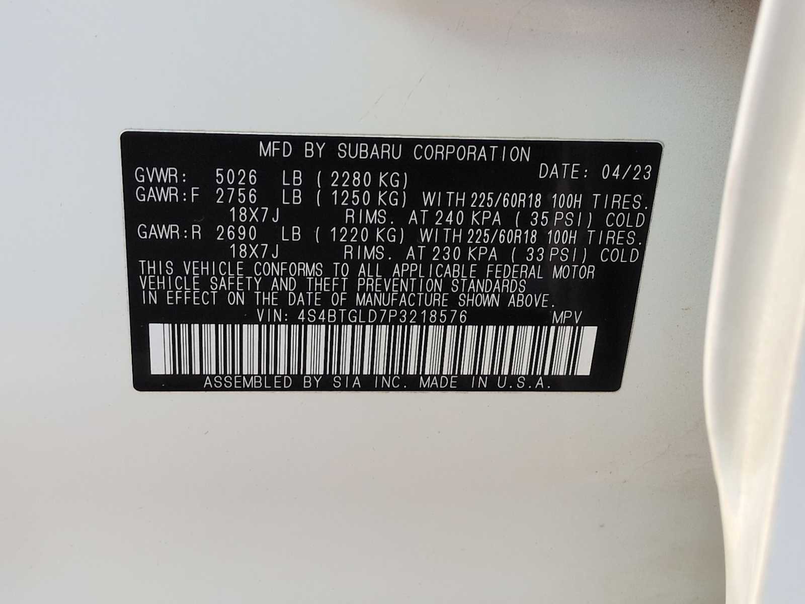 Thumbnail: 2023 Subaru Outback - 38