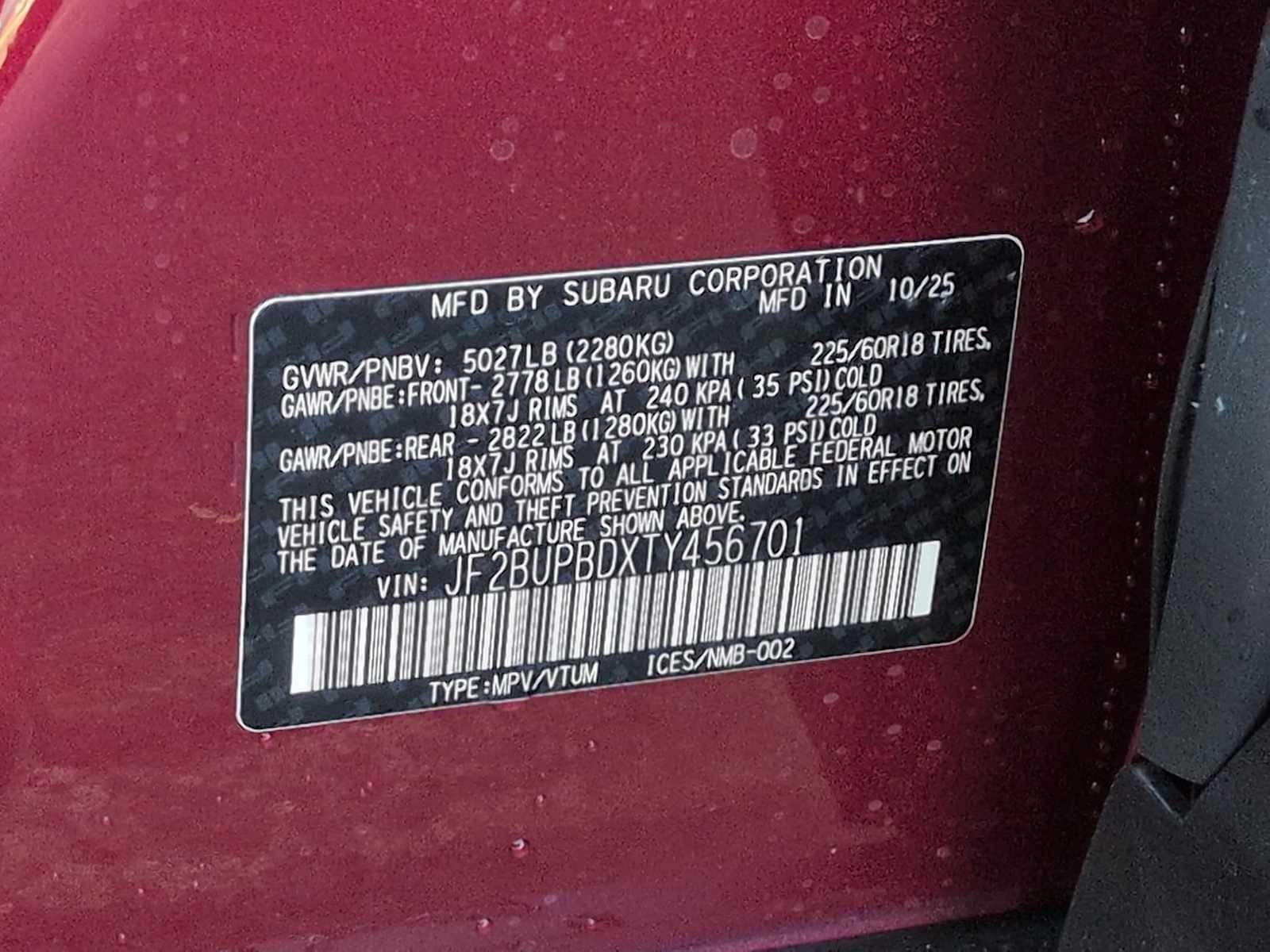 Thumbnail: 2026 Subaru Outback - 38