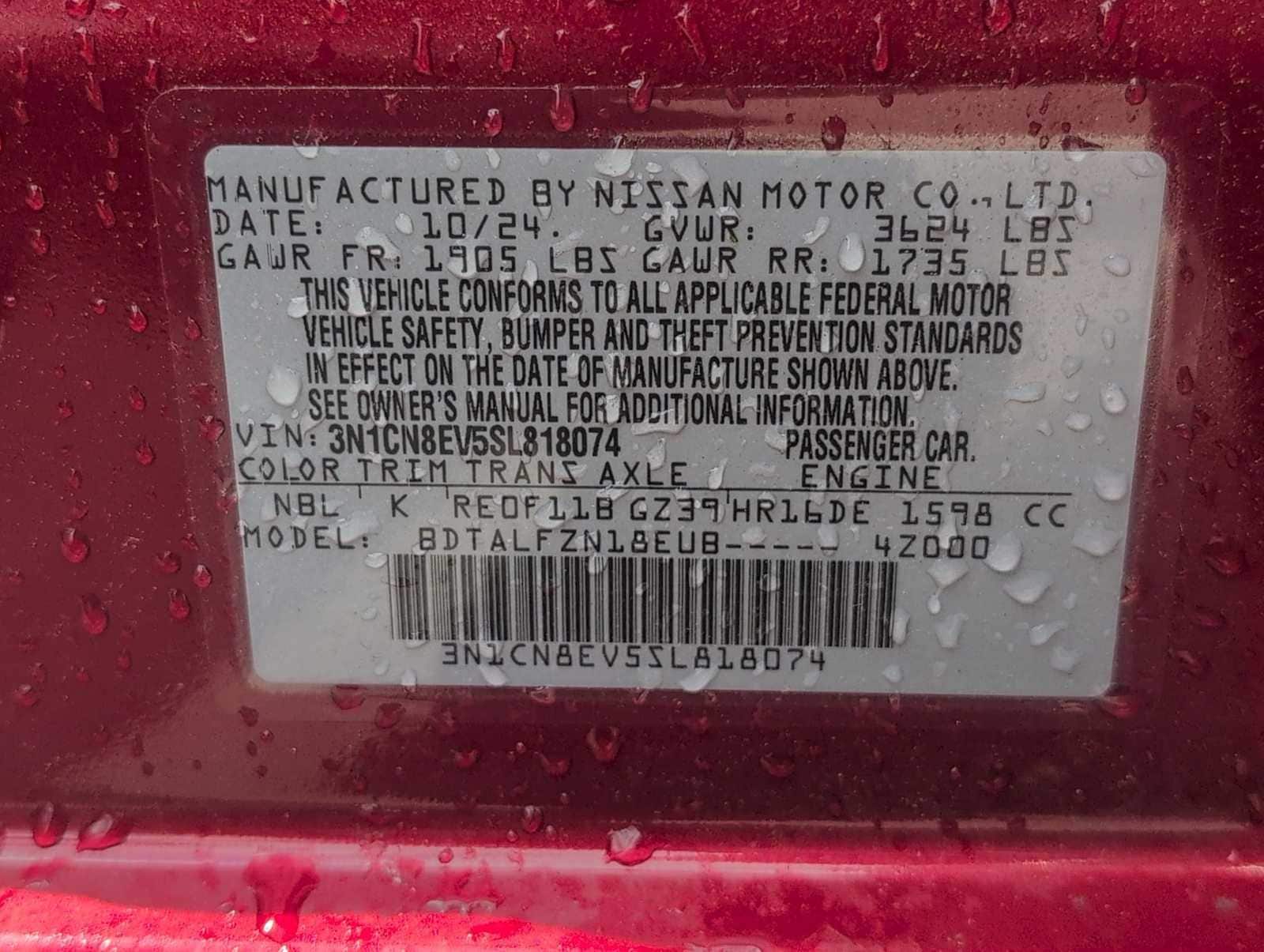 2025 Nissan Versa Sedan SV - Photo 32