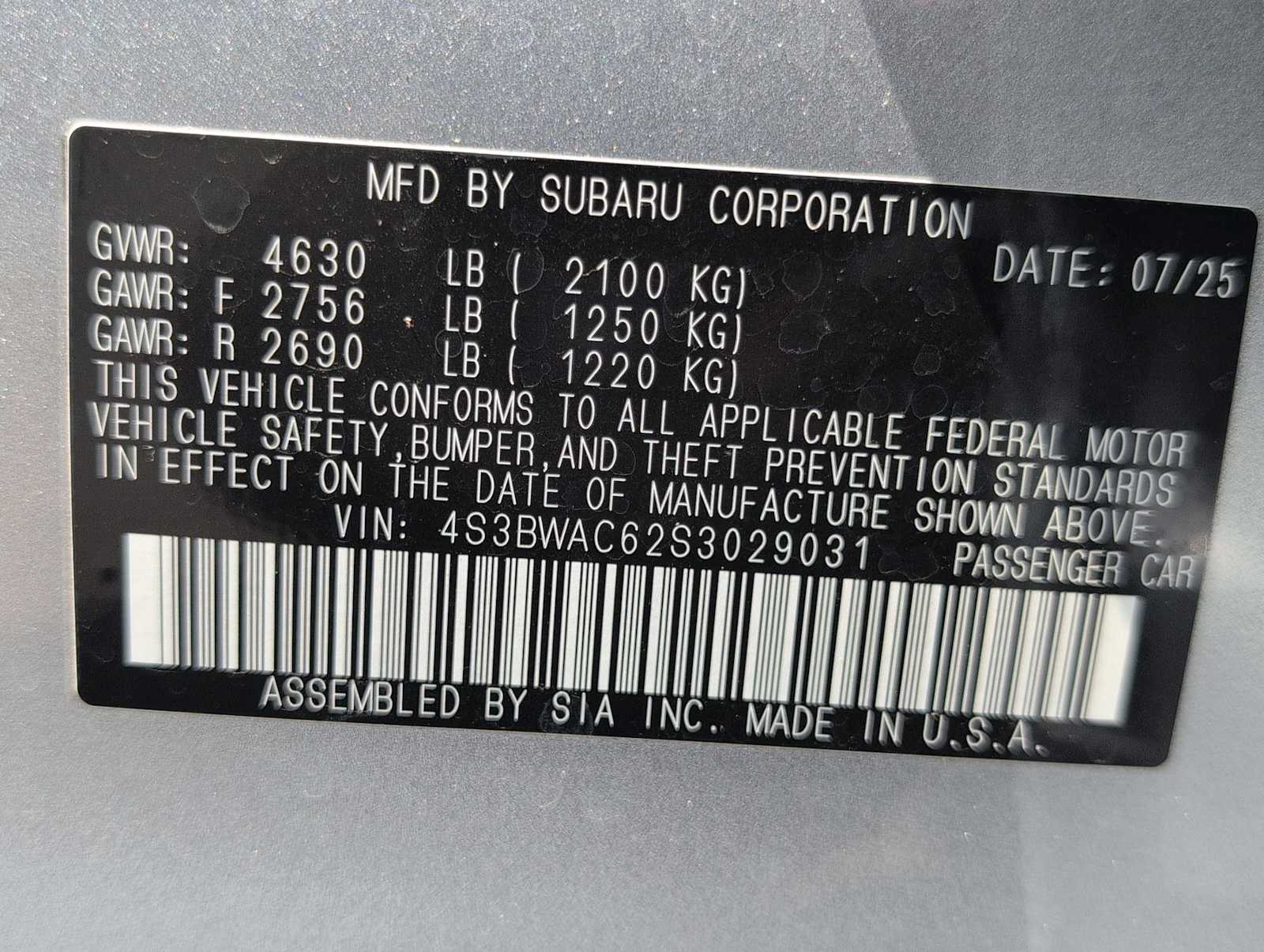 Thumbnail: 2025 Subaru Legacy - 33