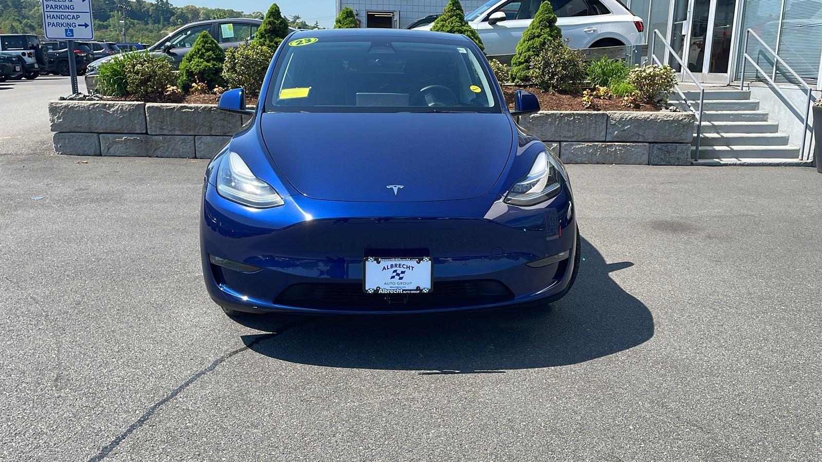 Used 2023 Tesla Model Y Long Range with VIN 7SAYGAEE0PF615980 for sale in Wakefield, MA