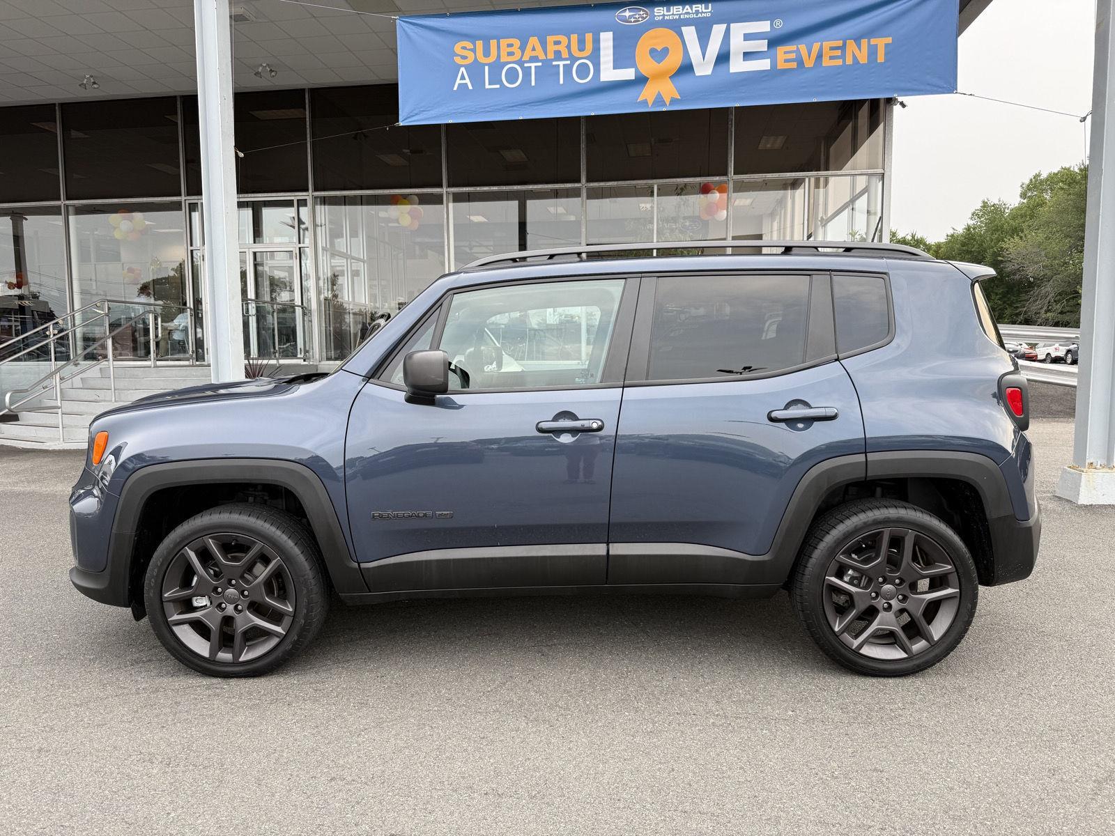 Used 2021 Jeep Renegade 80TH Edition with VIN ZACNJDBB3MPN32915 for sale in Wakefield, MA