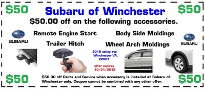 Subaru Accessory Special Subaru Accessory Special