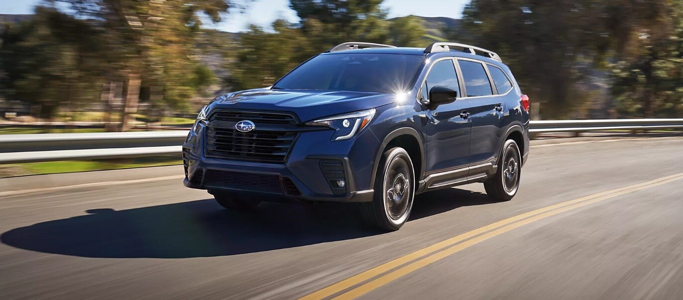 Blue Subaru Ascent Touring Engine