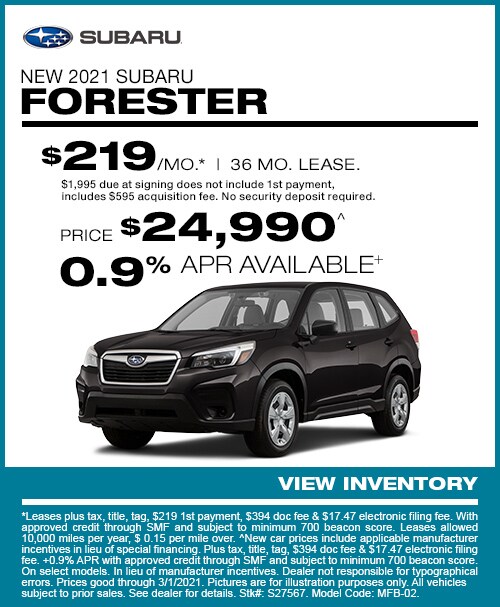Lease Specials Subaru of Wyoming Valley