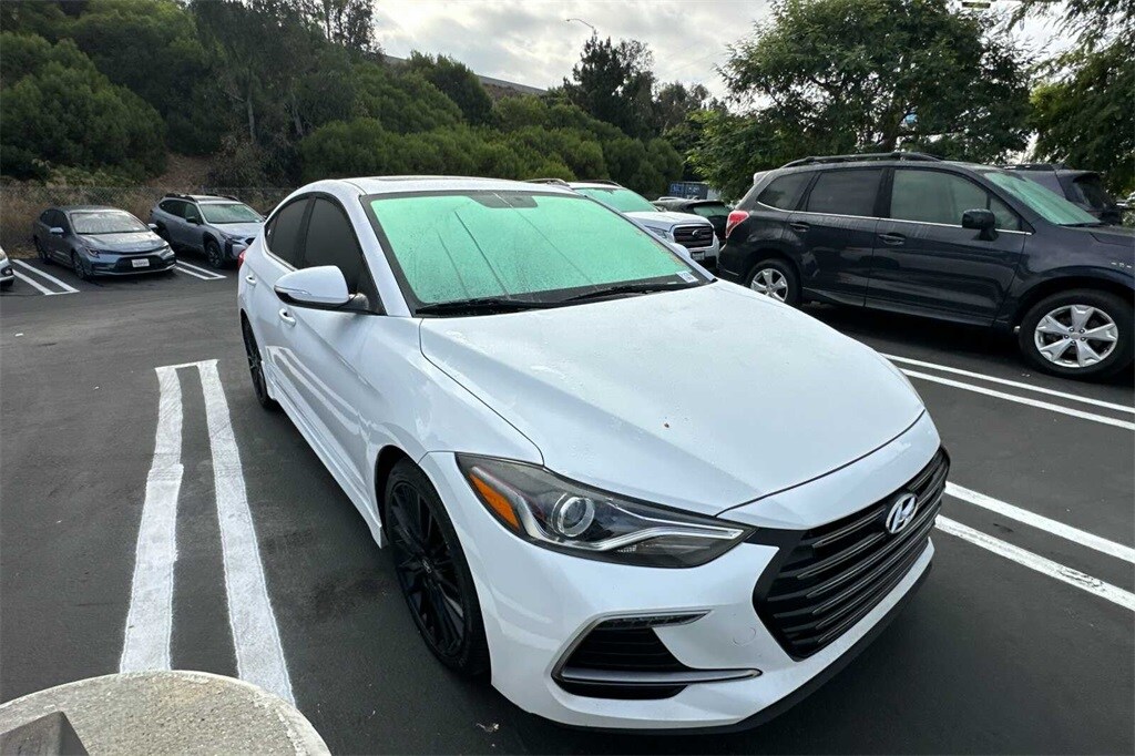 Used 2017 Hyundai Elantra Sport with VIN KMHD04LB5HU351038 for sale in Hawthorne, CA