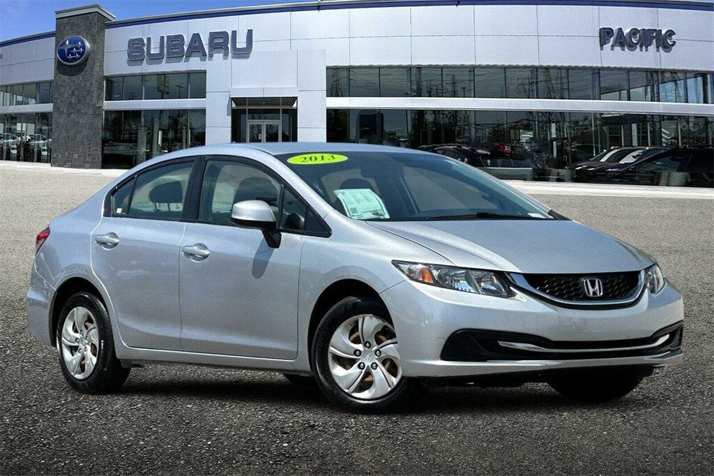 Used 2013 Honda Civic LX with VIN 19XFB2F57DE270083 for sale in Hawthorne, CA