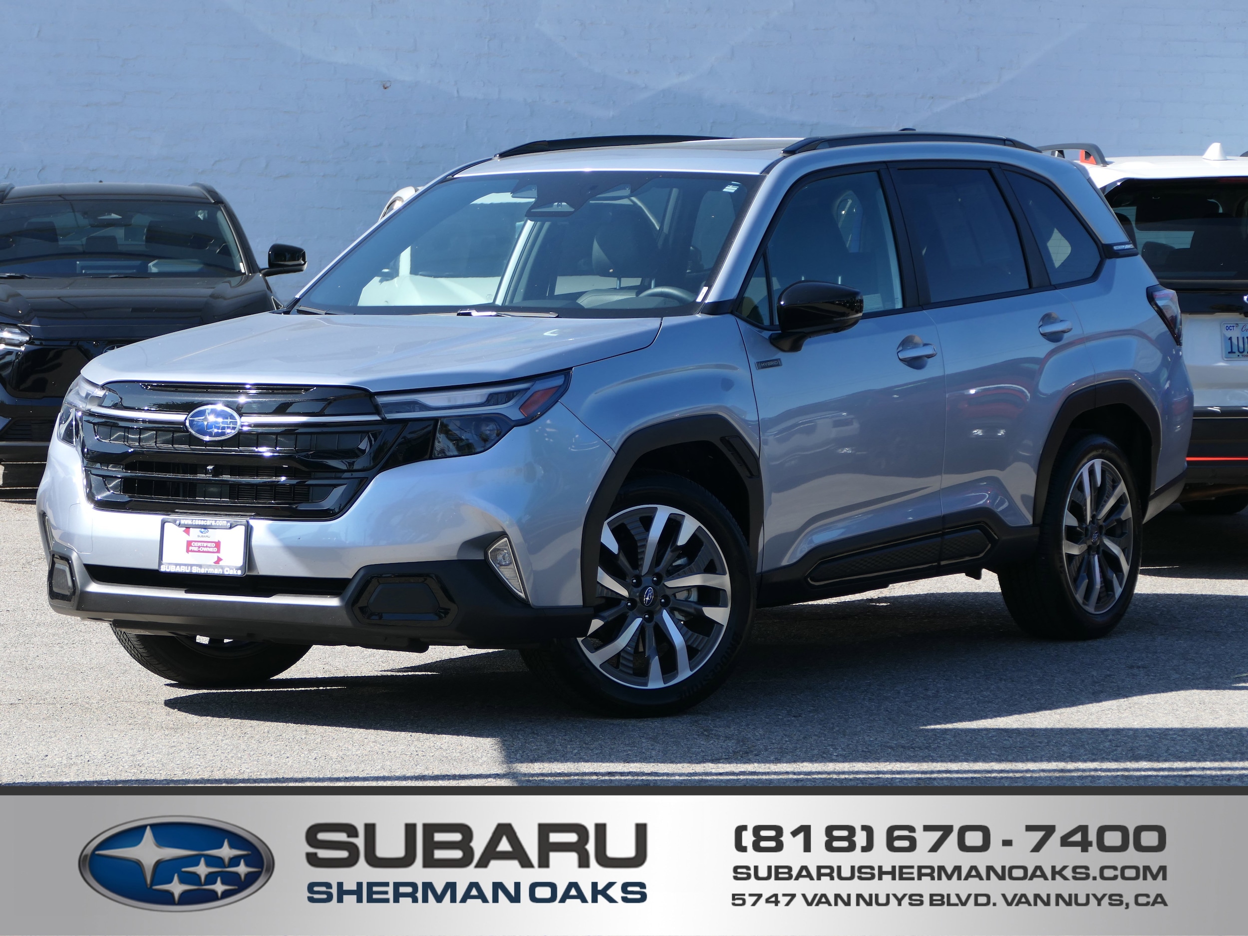 Ice Silver 2025 Subaru Forester Hybrid Touring AWD SUV / Crossover All-Wheel Drive Continuously Variable Transmission