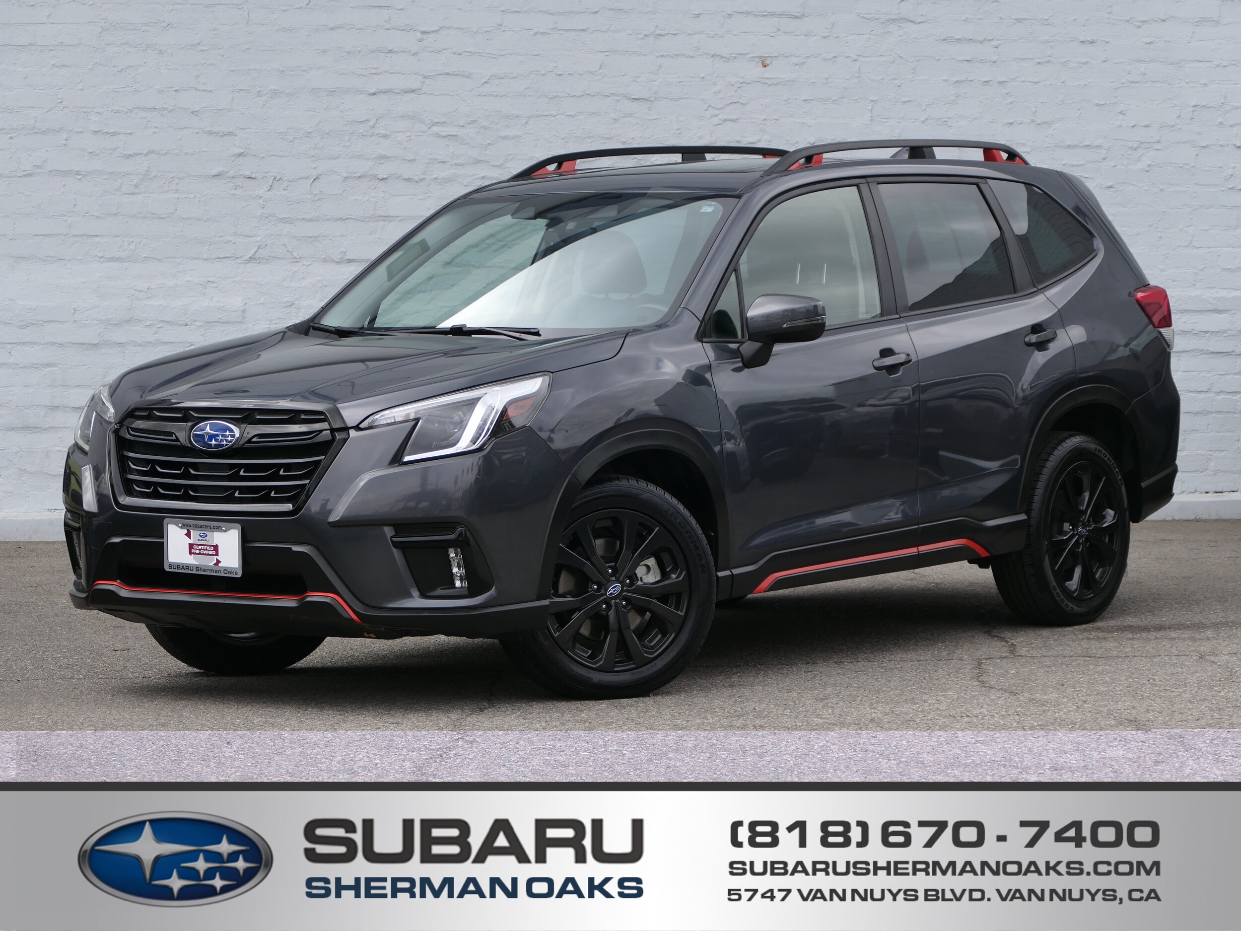 Magnetite Gray 2023 Subaru Forester SUV / Crossover All-Wheel Drive Continuously Variable Transmission