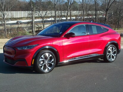 Used 2021 Ford Mustang Mach E SUV For Sale in Pineville NC Near Waxhaw Fort Mill SC Rock Hill SC VIN 3FMTK3RM4MMA04727