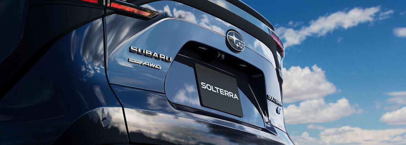2023 Subaru Solterra rear view