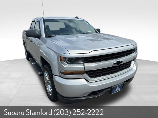 Used 2018 Chevrolet Silverado 1500 Custom with VIN 1GCVKPEC2JZ198637 for sale in Stamford, CT