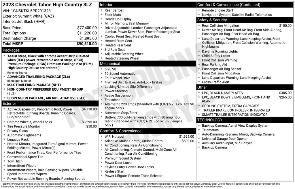 Thumbnail: 2023 Chevrolet Tahoe - 4