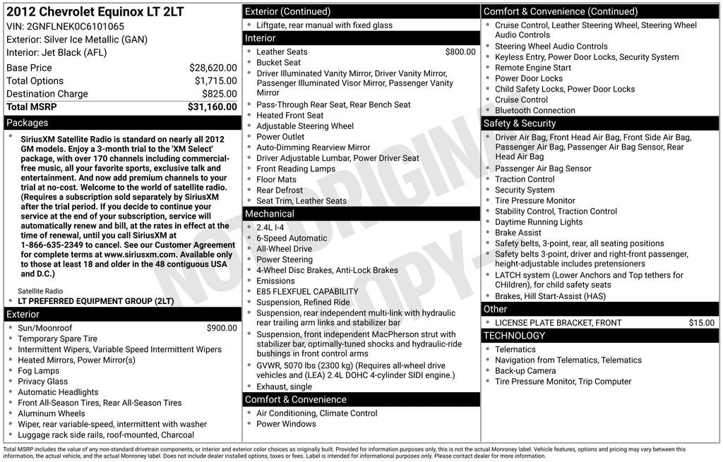 Thumbnail: 2012 Chevrolet Equinox - 4
