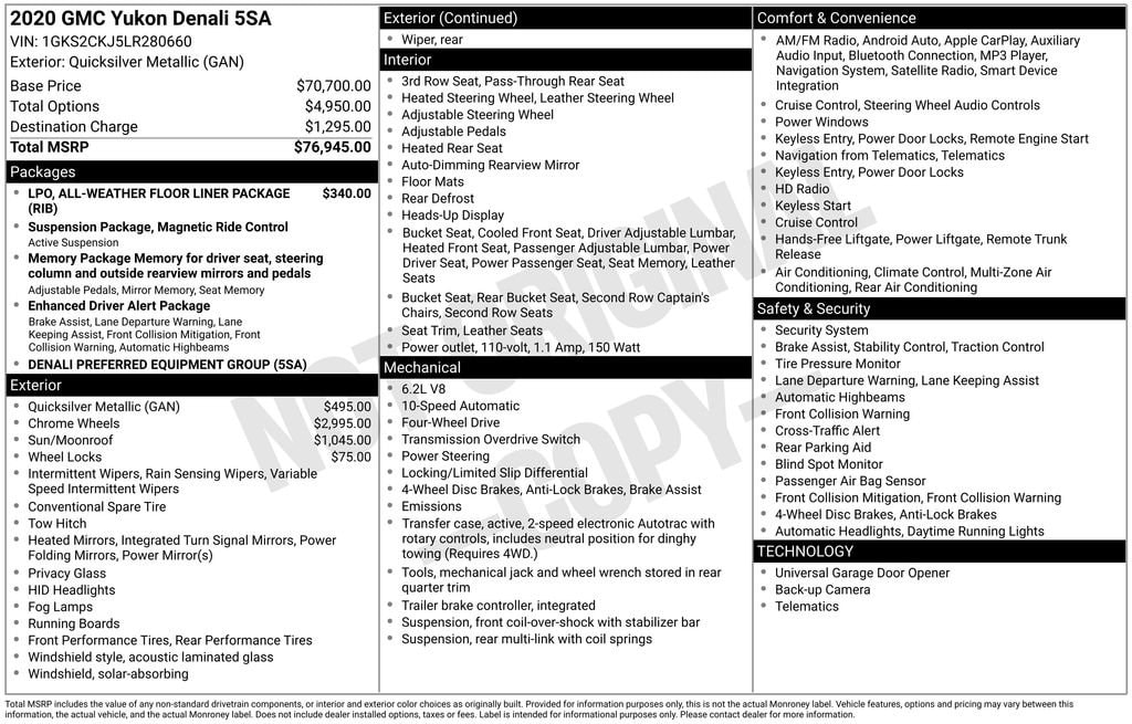 Thumbnail: 2020 GMC Yukon - 4