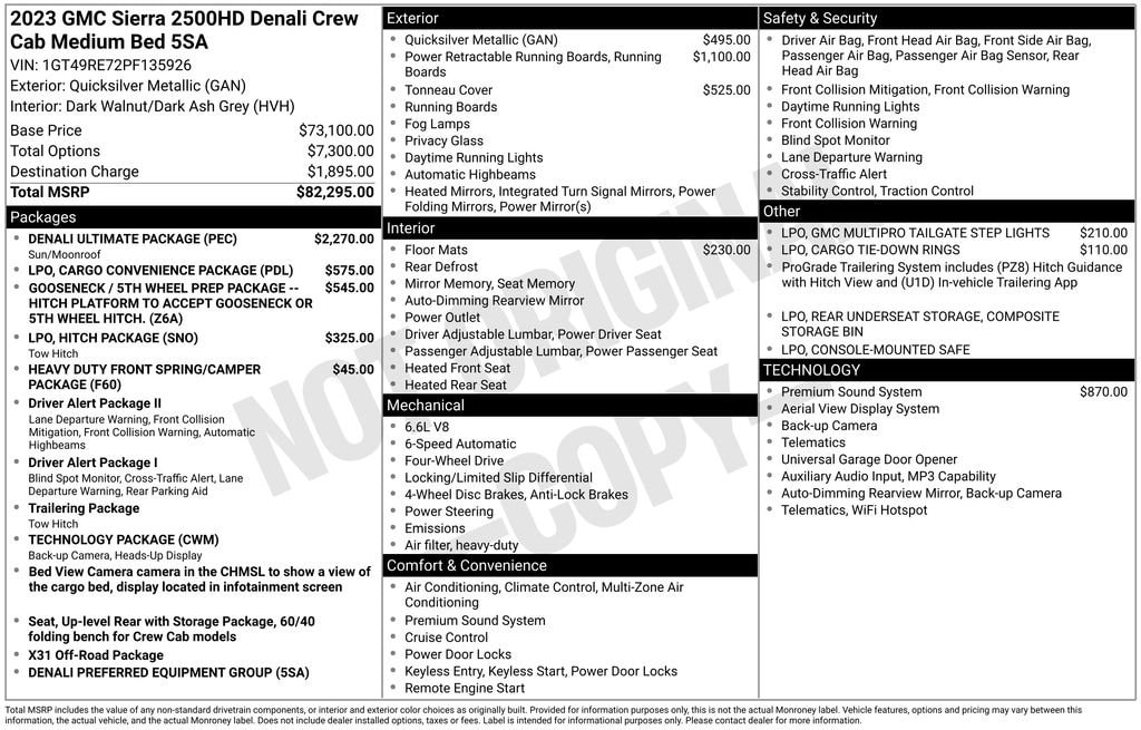 Thumbnail: 2023 GMC Sierra 2500 - 4