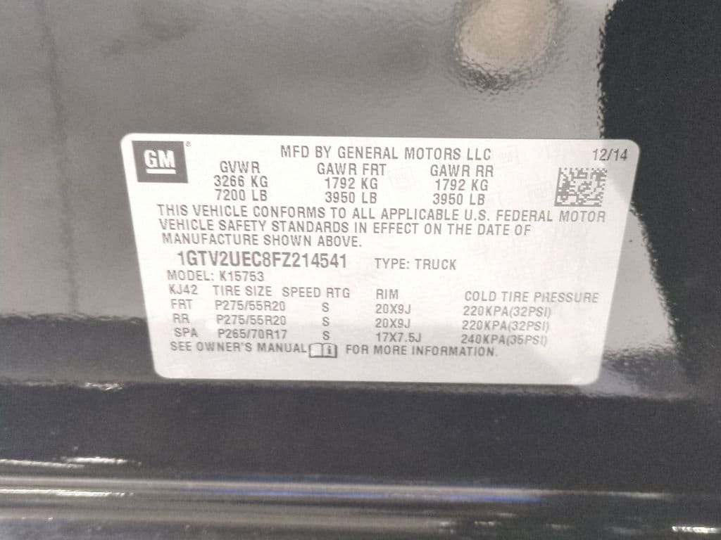 Thumbnail: 2015 GMC Sierra 1500 - 43