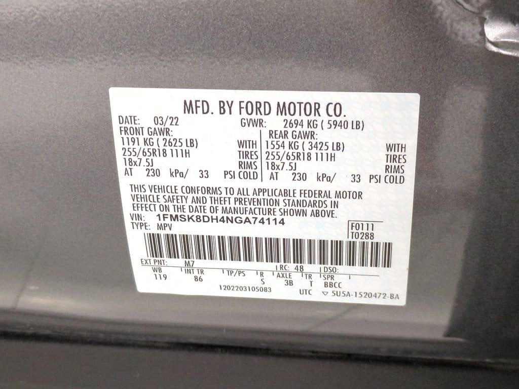 2022 Ford Explorer XLT 29