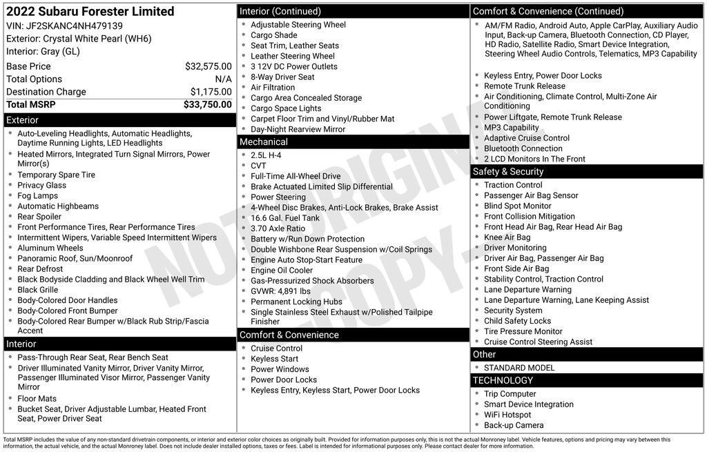 Thumbnail: 2022 Subaru Forester - 4