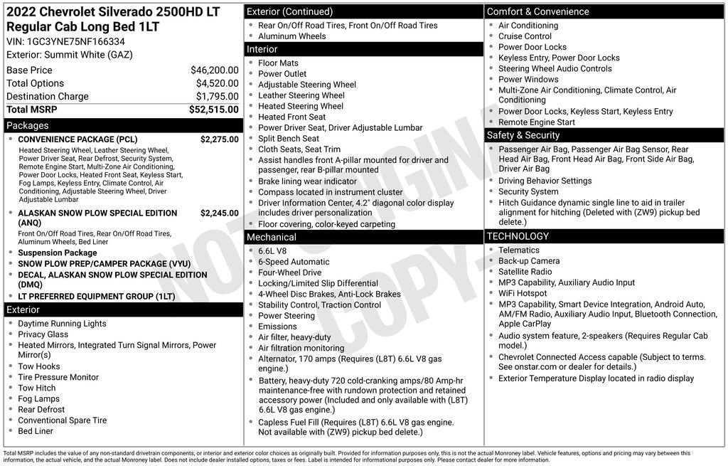 Thumbnail: 2022 Chevrolet Silverado 2500 - 4