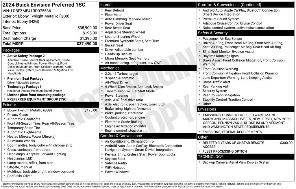Thumbnail: 2024 Buick Envision - 4