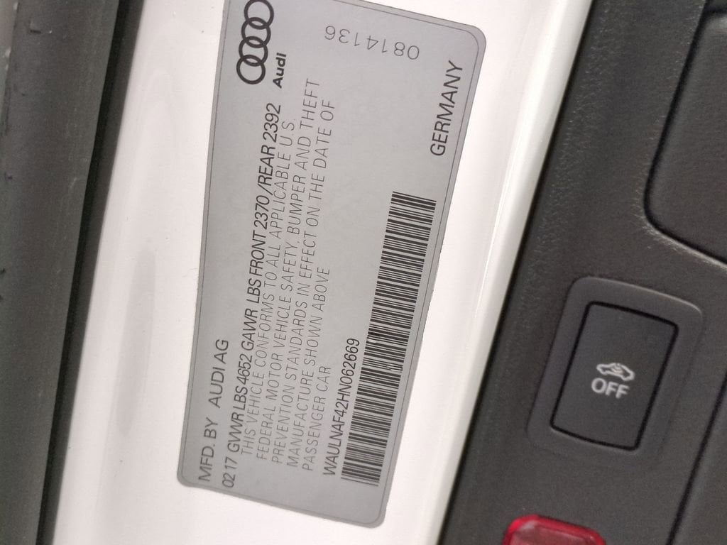 2017 Audi A4 Premium 41