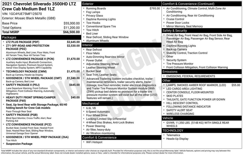 Thumbnail: 2021 Chevrolet Silverado 3500 - 4