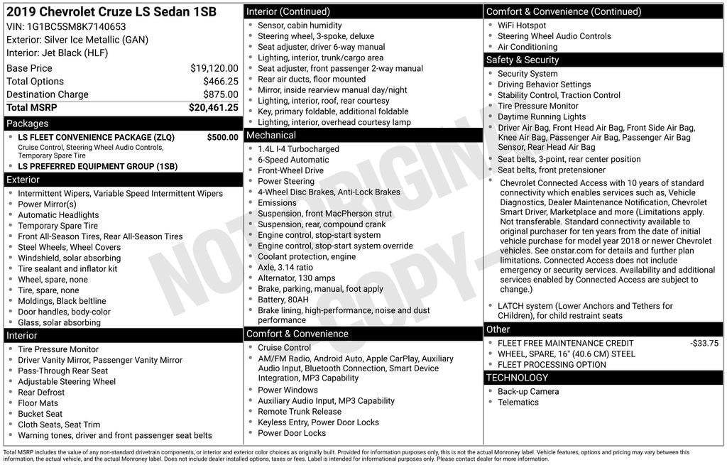 Thumbnail: 2019 Chevrolet Cruze - 2