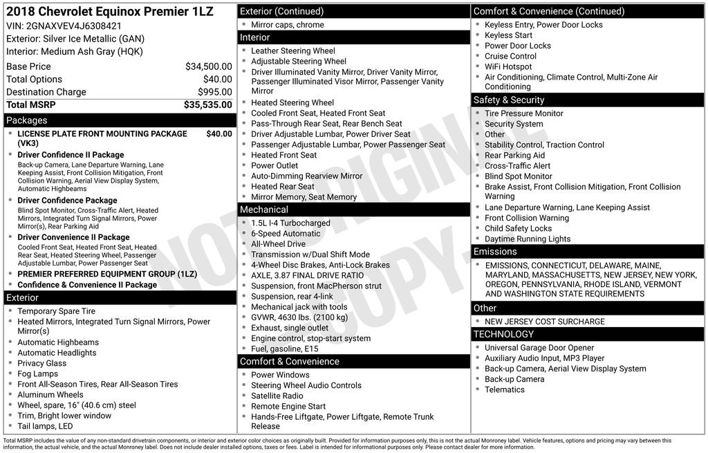 Thumbnail: 2018 Chevrolet Equinox - 4