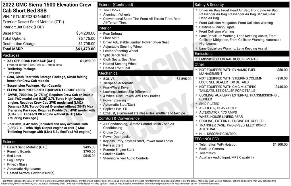 Thumbnail: 2022 GMC Sierra 1500 - 4