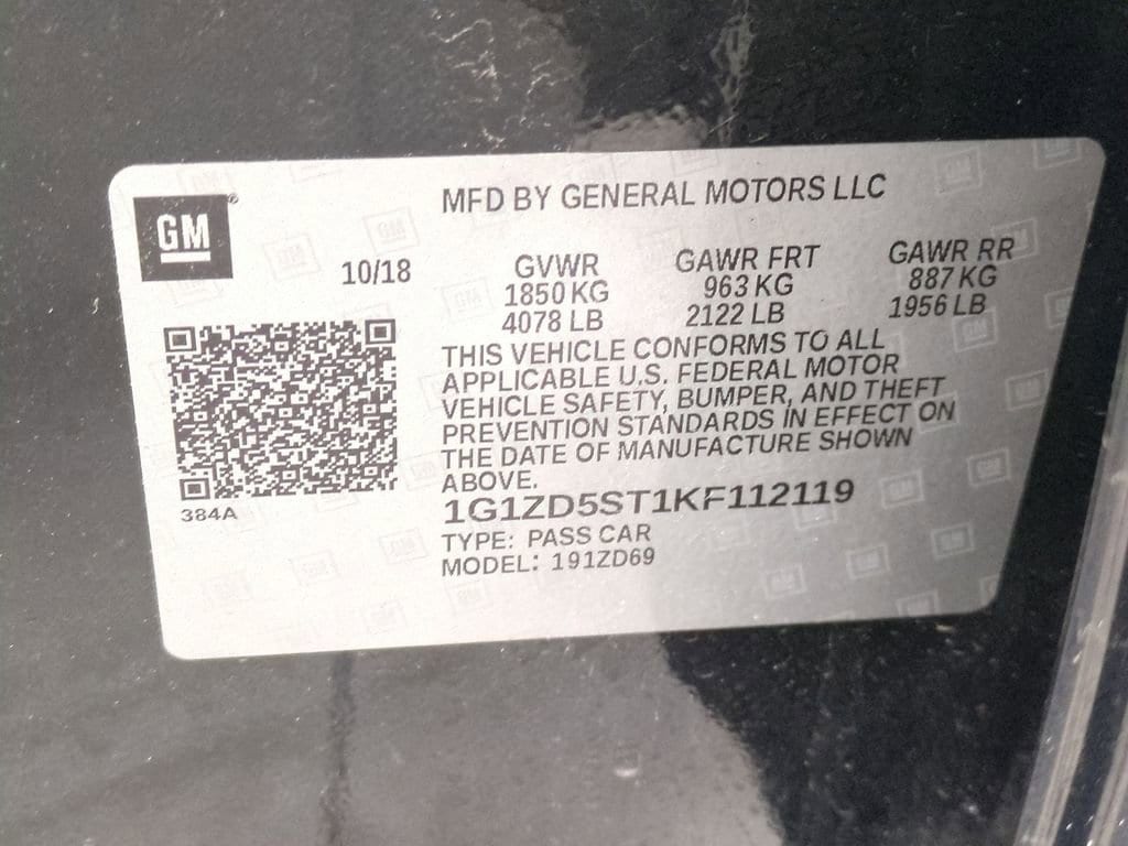 Thumbnail: 2019 Chevrolet Malibu - 39