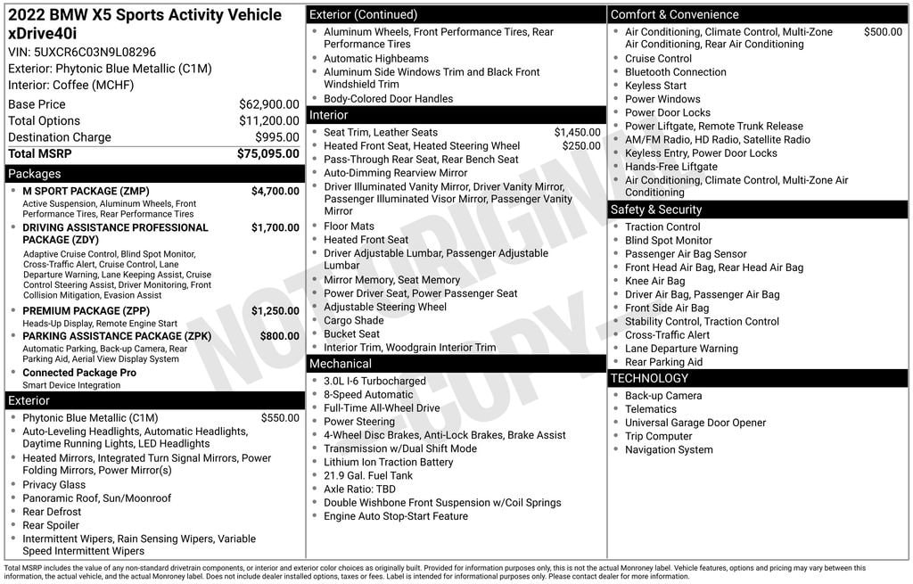 Used 2022 BMW X5 xDrive40i SUV