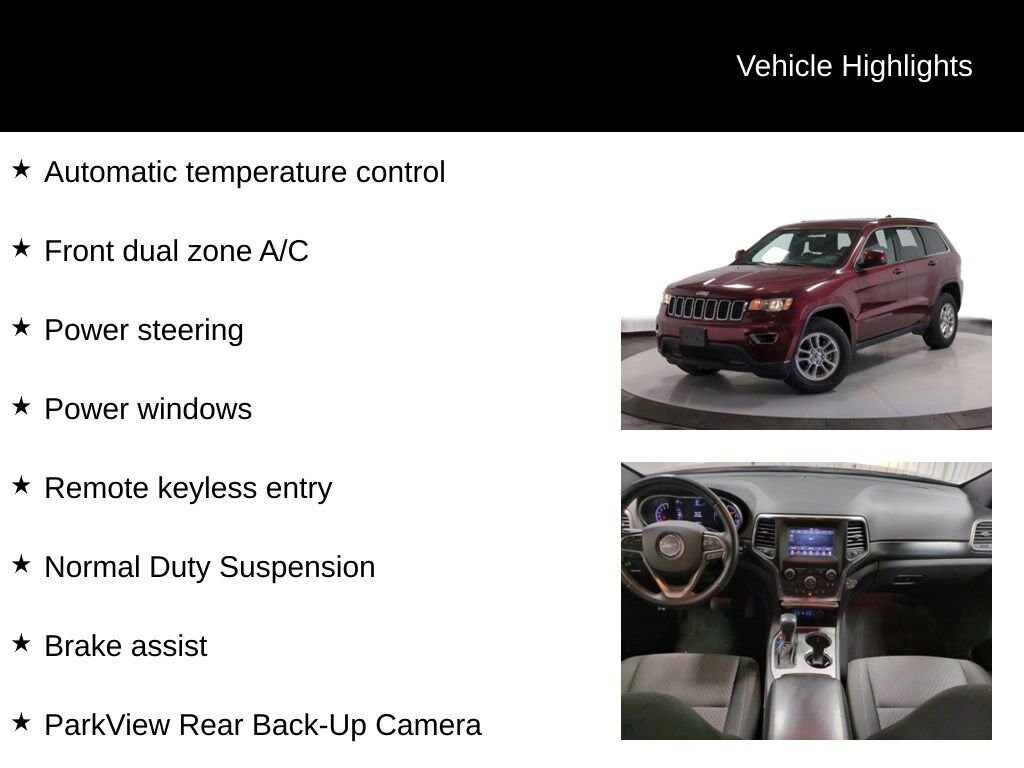 2018 Jeep Grand Cherokee Laredo 13