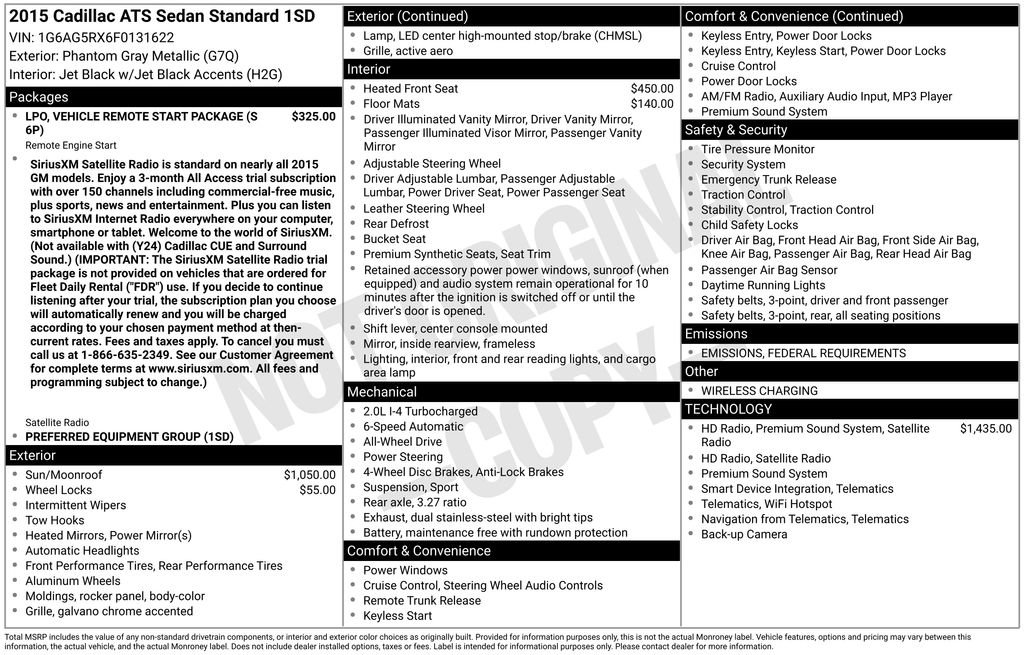 Thumbnail: 2015 Cadillac ATS - 4