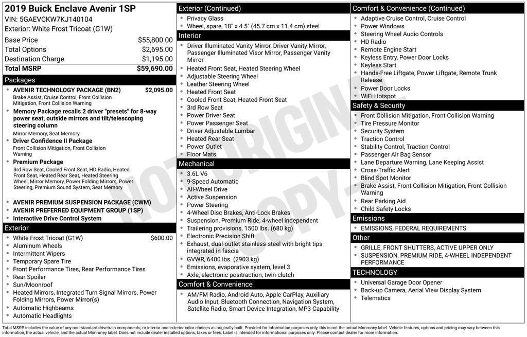 Thumbnail: 2019 Buick Enclave - 4