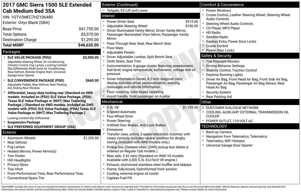 Thumbnail: 2017 GMC Sierra 1500 - 2