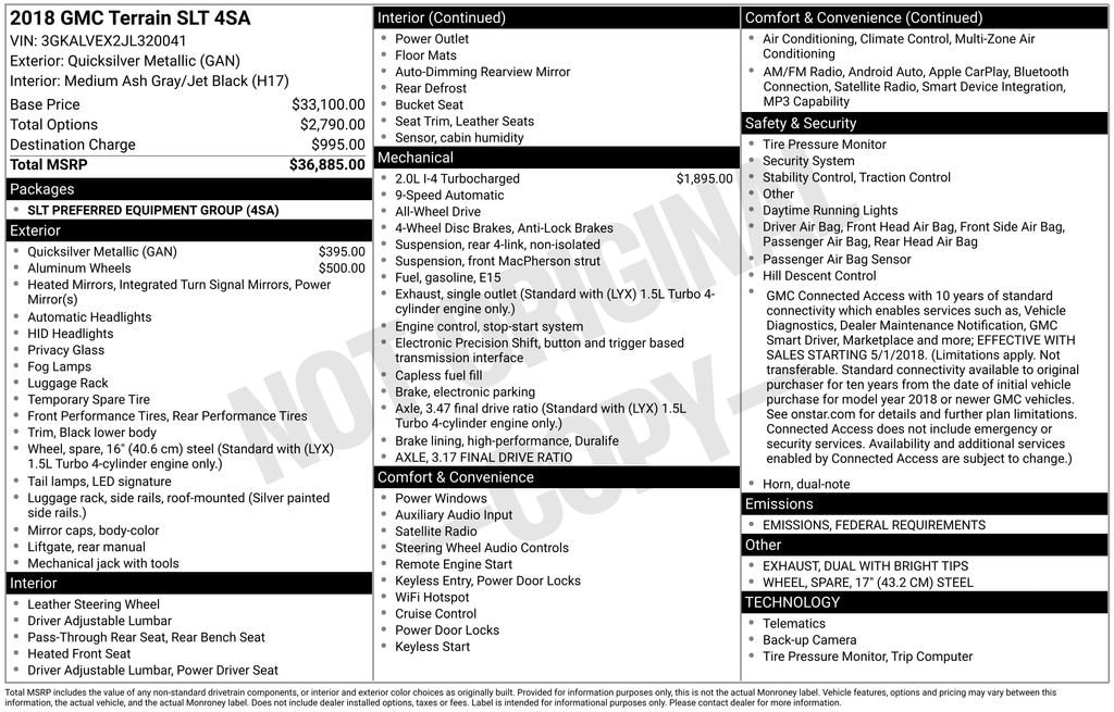 Thumbnail: 2018 GMC Terrain - 4