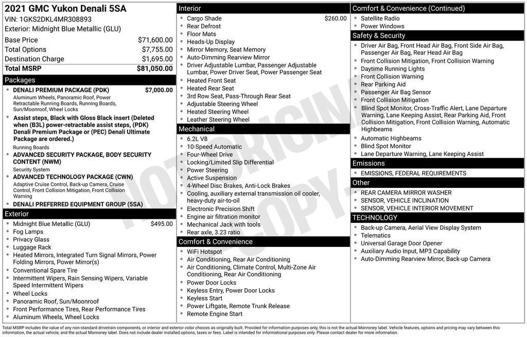 Thumbnail: 2021 GMC Yukon - 4