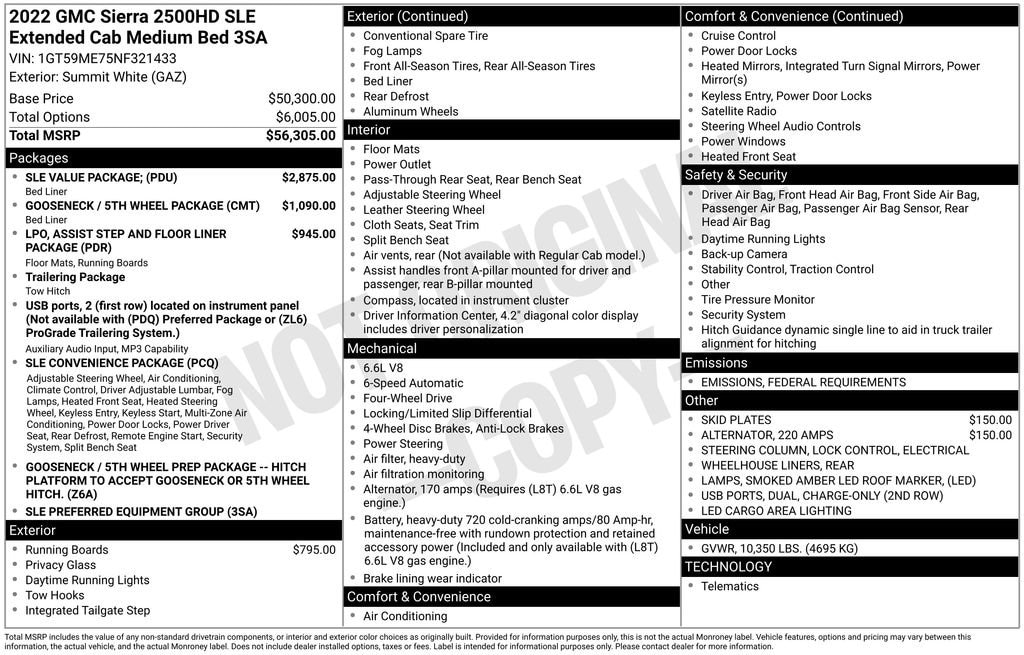 Thumbnail: 2022 GMC Sierra 2500 - 4