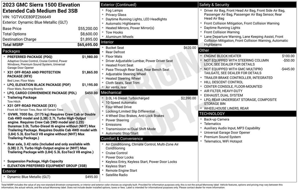 Thumbnail: 2023 GMC Sierra 1500 - 3