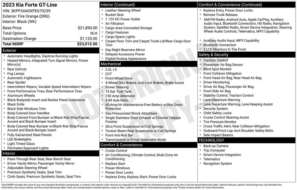Thumbnail: 2023 Kia Forte - 4