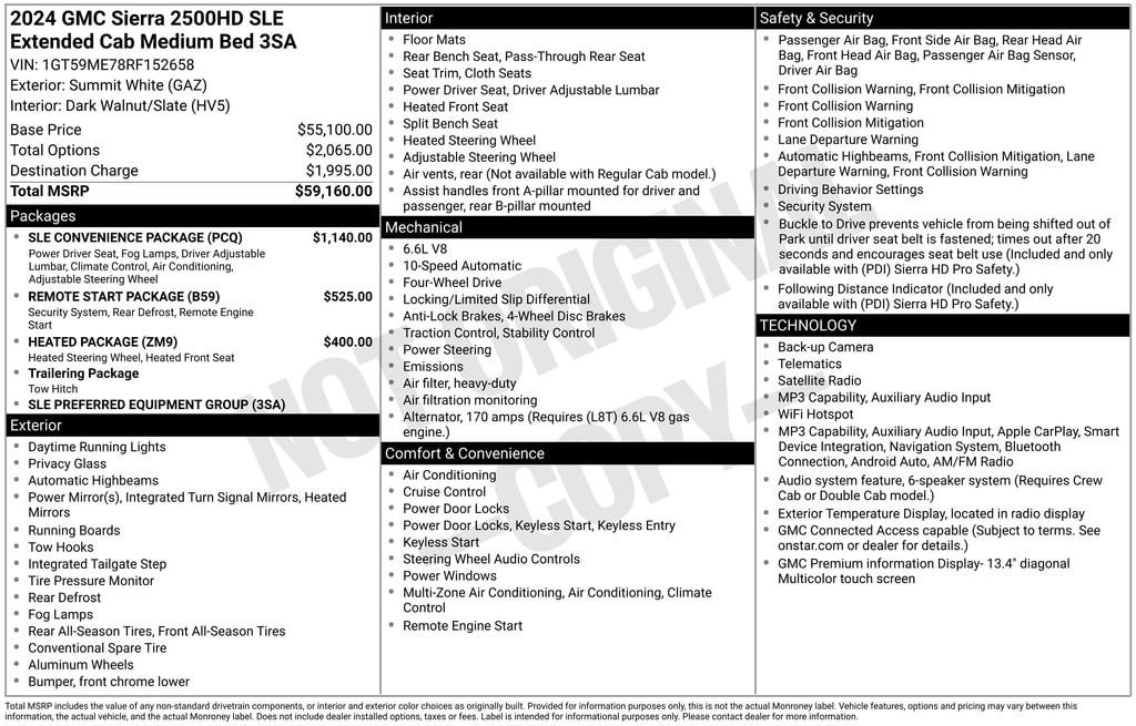 Thumbnail: 2024 GMC Sierra 2500 - 4