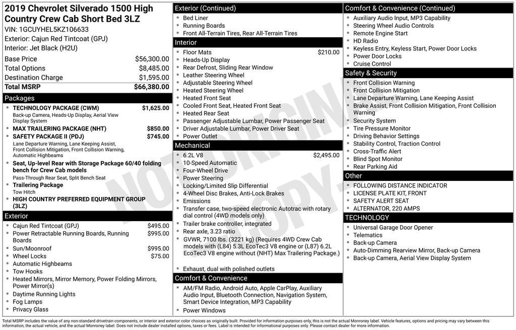 Thumbnail: 2019 Chevrolet Silverado 1500 - 4