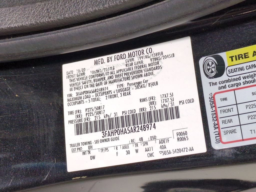 2010 Ford Fusion SE 31
