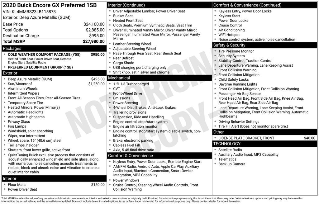 Thumbnail: 2020 Buick Encore GX - 4