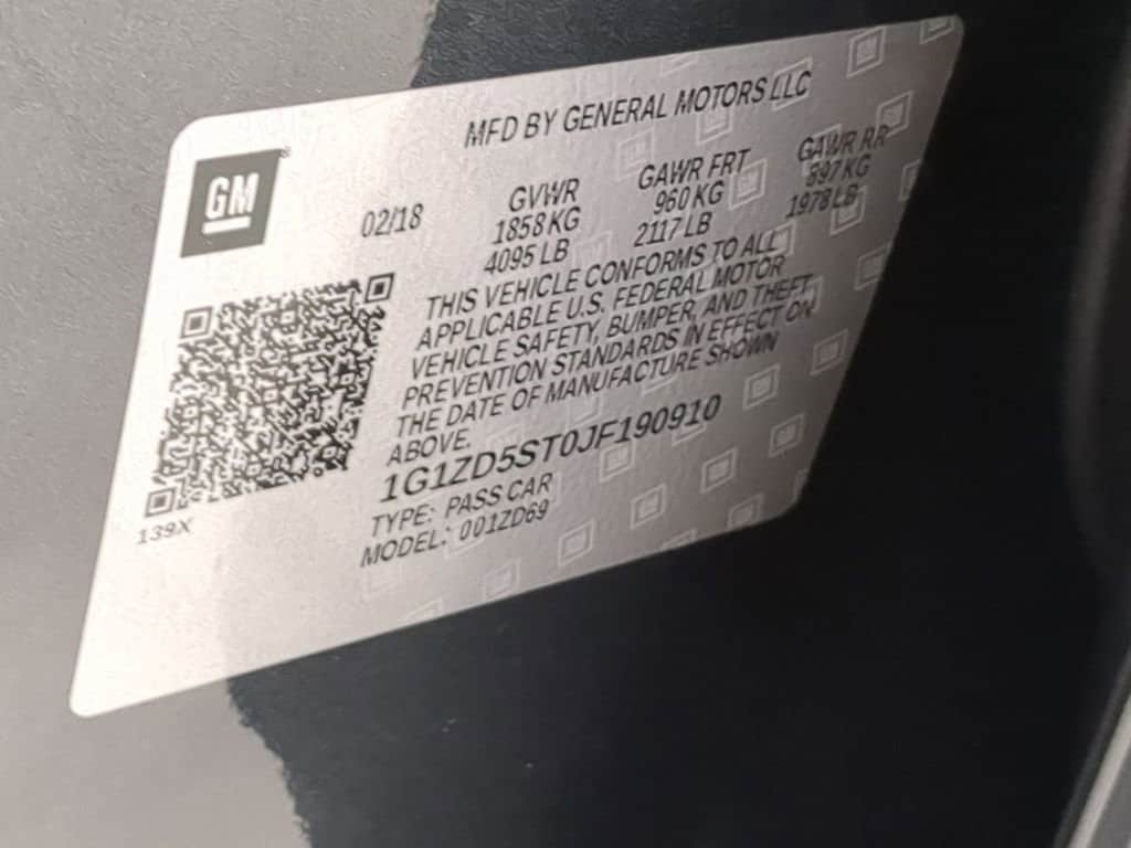 Thumbnail: 2018 Chevrolet Malibu - 43