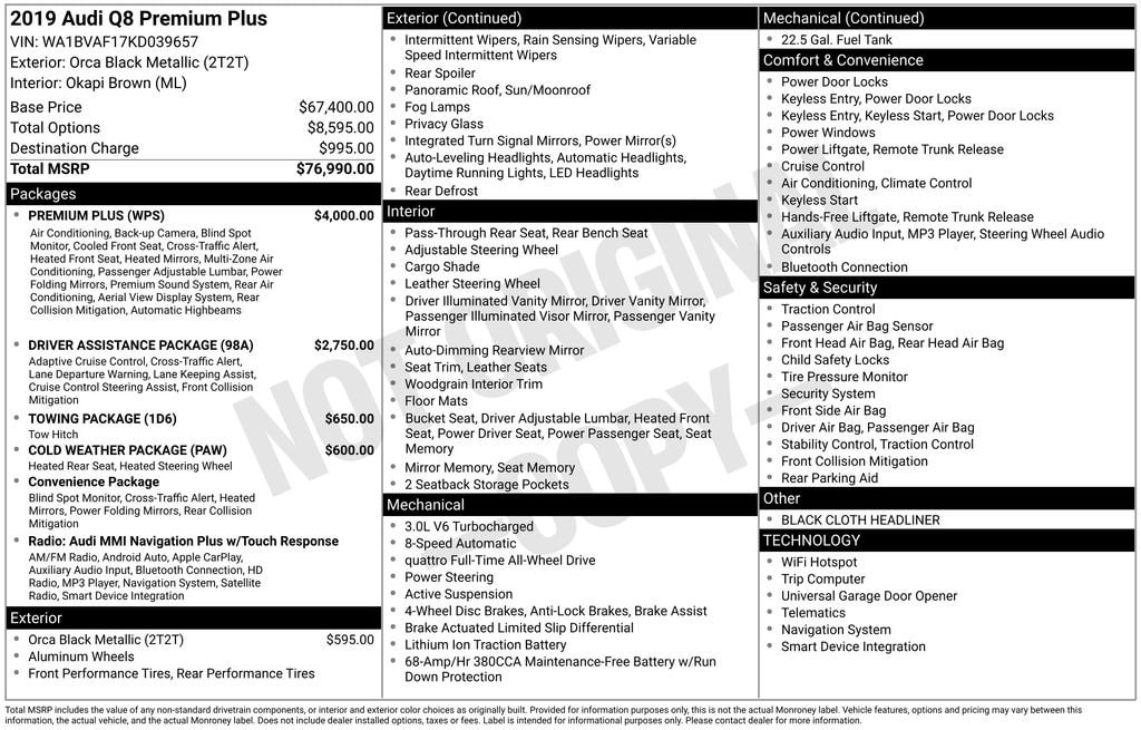 Thumbnail: 2019 Audi Q8 - 2