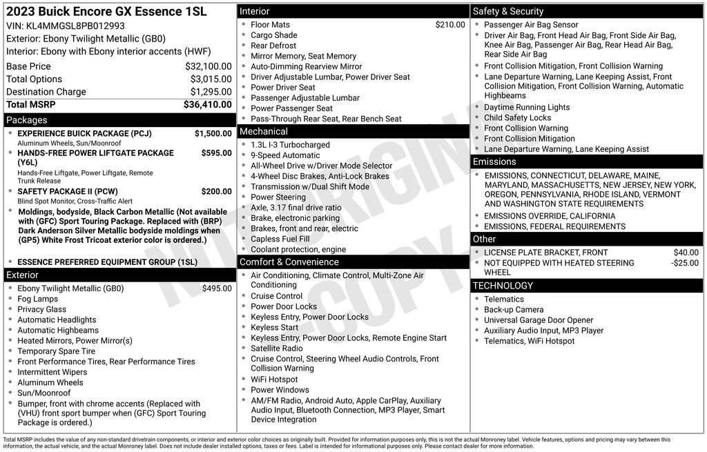 Thumbnail: 2023 Buick Encore GX - 4