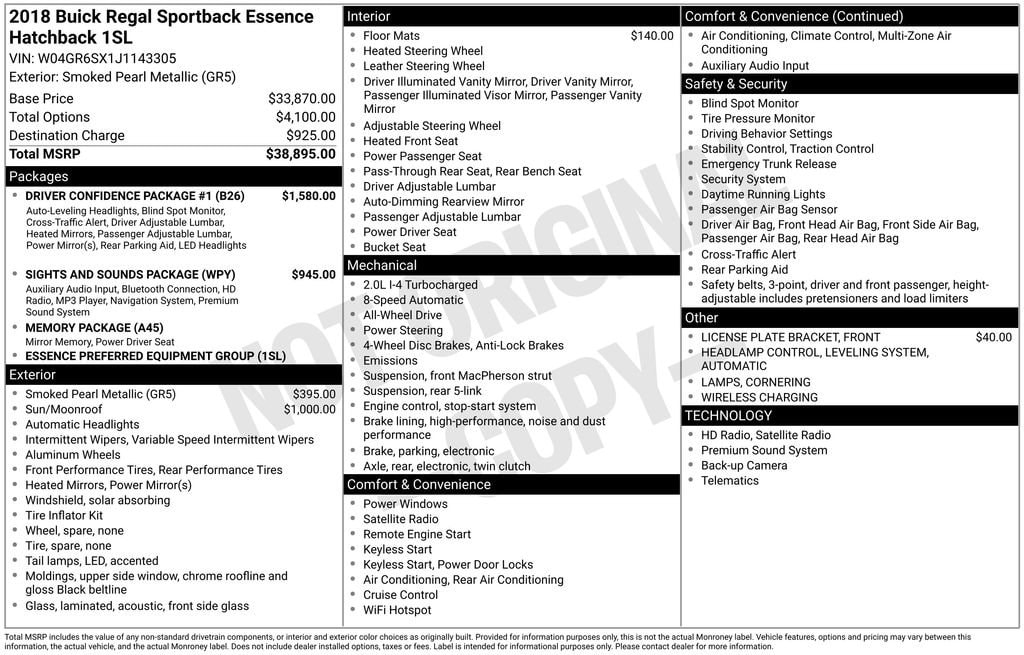Thumbnail: 2018 Buick Regal - 2